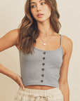 The Sophie Ribbed Crop Top