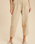 The Julien Relaxed Denim Drawstring Pants