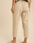 The Julien Relaxed Denim Drawstring Pants