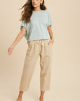 The Julien Relaxed Denim Drawstring Pants
