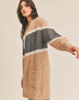 The Jenna Colorblock Cardigan