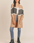 The Jenna Colorblock Cardigan
