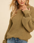 The Hildi Drop Shoulder Sweater