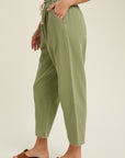 The Julien Relaxed Denim Drawstring Pants