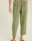 The Julien Relaxed Denim Drawstring Pants