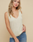 The Rita V Back Knit Tank