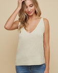 The Rita V Back Knit Tank