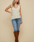 The Rita V Back Knit Tank
