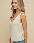 The Rita V Back Knit Tank