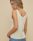 The Rita V Back Knit Tank
