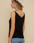 The Rita V Back Knit Tank