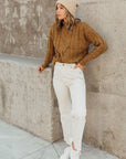 The Snowbunny Cable Knit Sweater