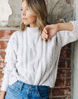 The Snowbunny Cable Knit Sweater