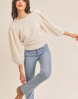 The Maggie Balloon Sleeve Sweater