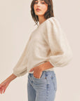 The Maggie Balloon Sleeve Sweater
