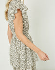 The Alma Floral Tiered Dress