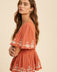 The Ophelia Embroidered Top