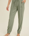 The Noah Casual Tie Waist Jogger Pants