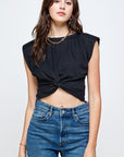The Gabi Knotted Muscle Tank
