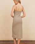 The Maya Ribbed Knit Midi Dress
