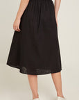The Kippy Linen Buttondown Skirt