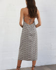 The Miranda Tie Back Midi Dress