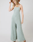 The Zelie Ribbed Low Back Jumpsuit