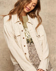 The Raphaella Raw Edge Pocket Jacket