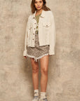The Raphaella Raw Edge Pocket Jacket