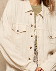 The Raphaella Raw Edge Pocket Jacket