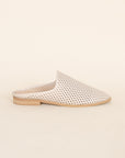 The Tiffany Perforated Vegan Leather Mule