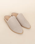 The Tiffany Perforated Vegan Leather Mule