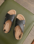 The Andie Strap Back Vegan Crossover Sandals