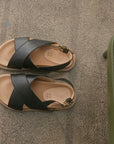 The Andie Strap Back Vegan Crossover Sandals