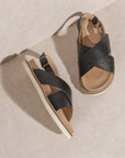 The Andie Strap Back Vegan Crossover Sandals