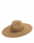 The Lynlee Leopard Band Sun Hat