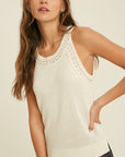 The Emmy Crochet Sweater Tank