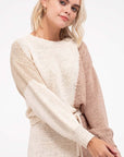 The Luciana Color Block Knit Pullover