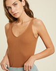 The Lyla V-neck Sweater Tank