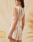 The Carmella Striped Romper