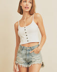 The Sophie Ribbed Crop Top