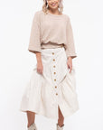 The Florencia Smocked Hem Top