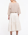 The Florencia Smocked Hem Top