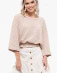 The Florencia Smocked Hem Top
