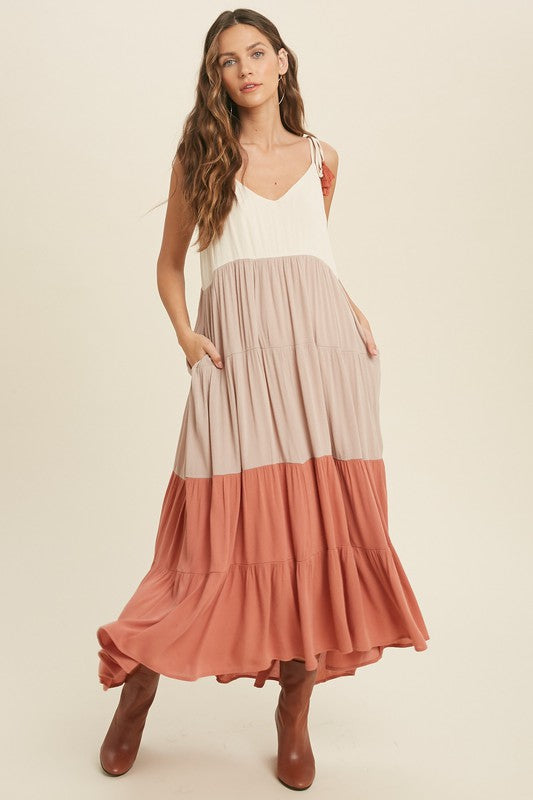 chinese dress ladies Multi-Color Casual Maxi Dress, Shift Dress– PromGirl main image 0