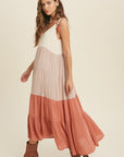 The Cera Color Block Maxi Dress