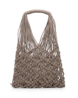 The Shira Leopard Macrame Bag