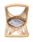 The Shira Leopard Macrame Bag