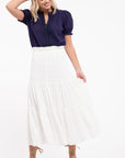 The Triana Dotted Puff Sleeve Top