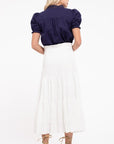 The Triana Dotted Puff Sleeve Top